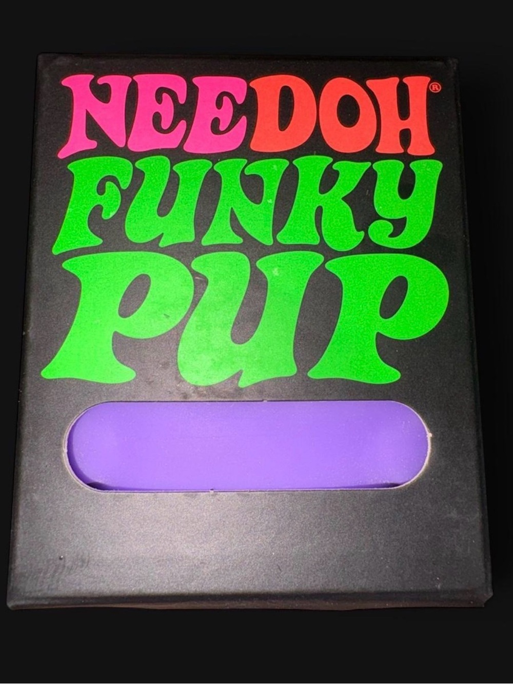 Needoh Funky Pup squishy Toy - Purple